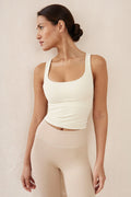 Débardeur Souffle brassière intégrée · Lait