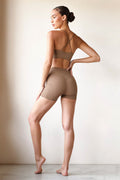 Short cycliste Galbe · Noisette