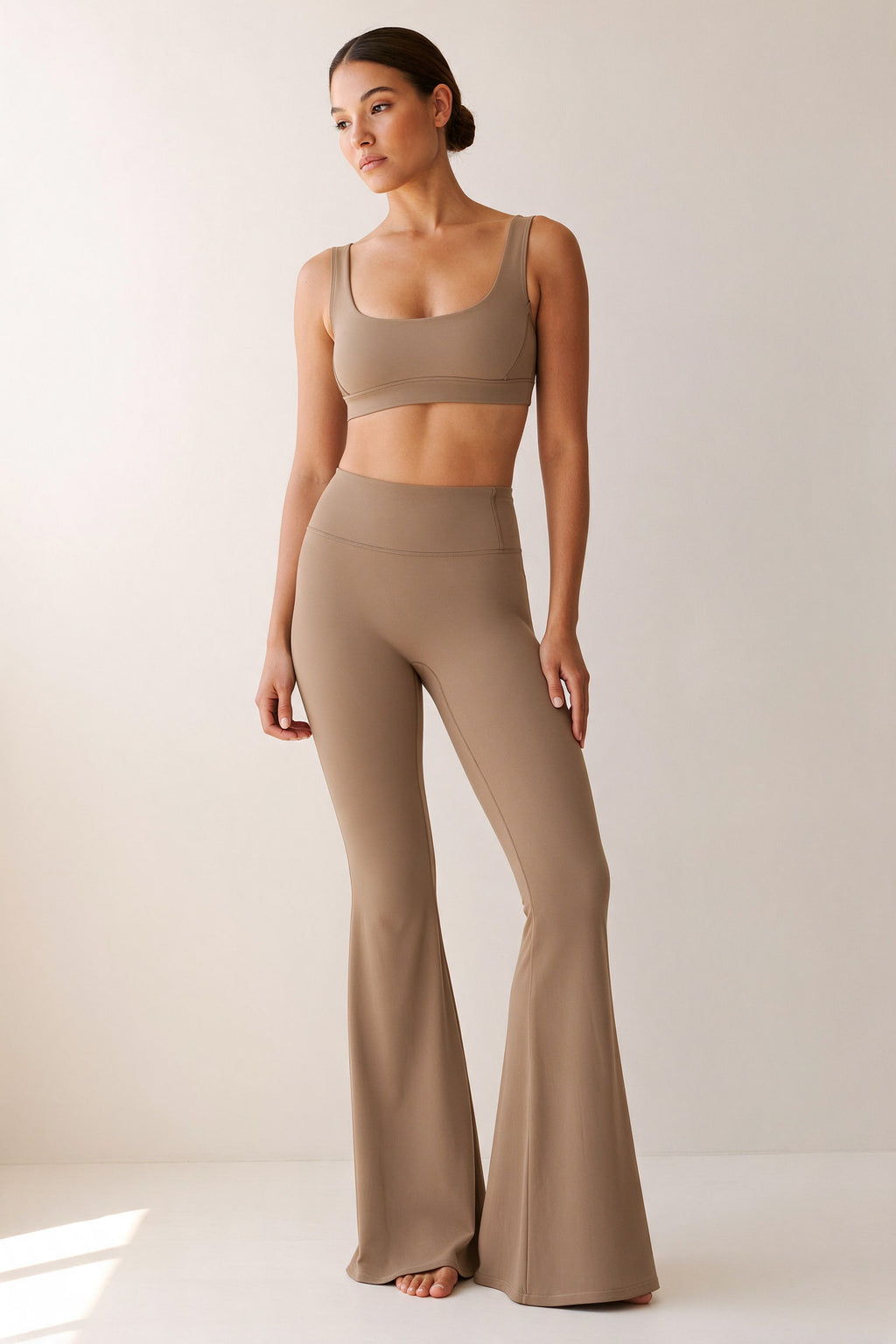 Legging Souffle évasé · Noisette