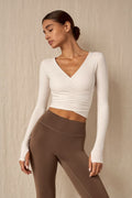Top manches longues Souffle · Lait